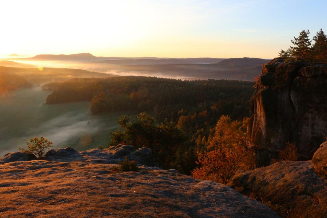 Ferienwohnung Zum Lilienstein Bad Schandau Bagian luar foto