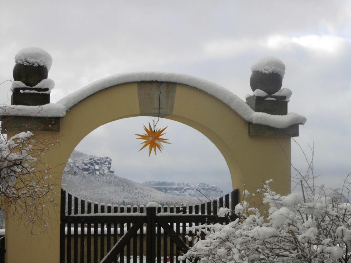 Ferienwohnung Zum Lilienstein Bad Schandau Bagian luar foto